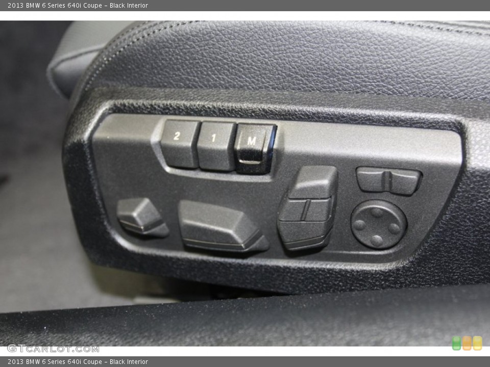 Black Interior Controls for the 2013 BMW 6 Series 640i Coupe #78223627