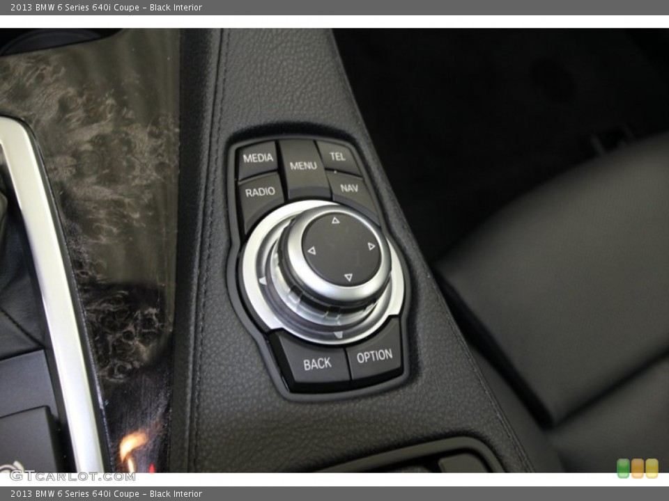 Black Interior Controls for the 2013 BMW 6 Series 640i Coupe #78223720