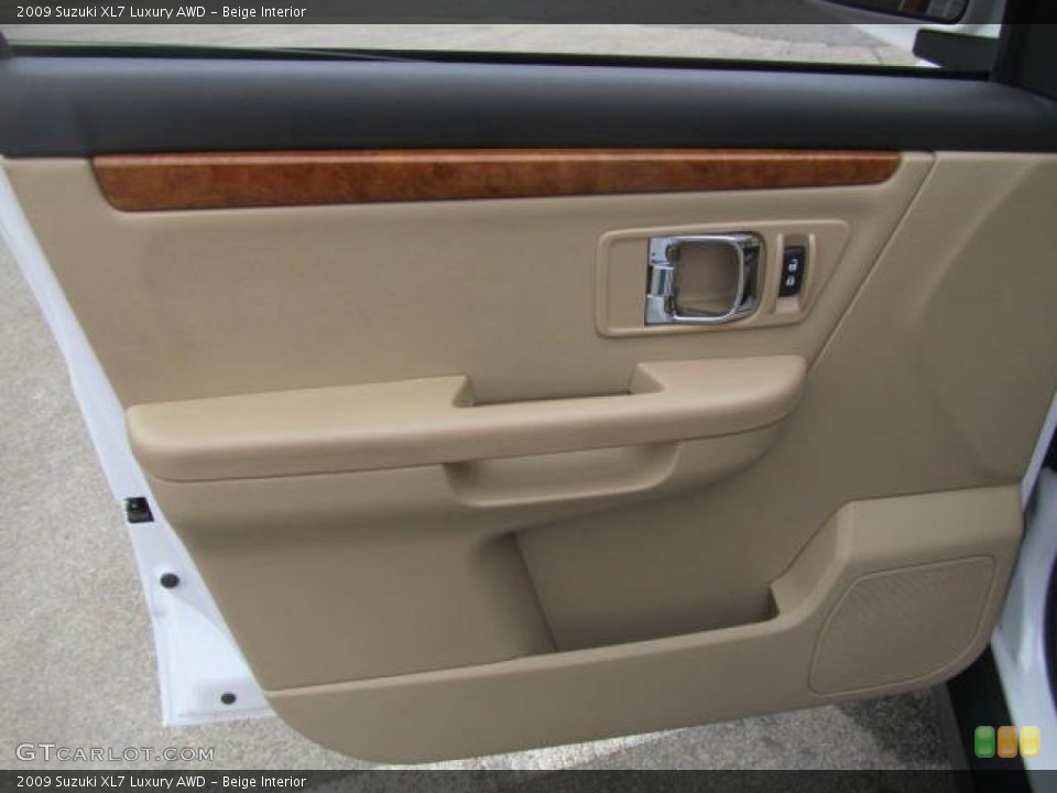 Beige Interior Door Panel for the 2009 Suzuki XL7 Luxury AWD #78224302
