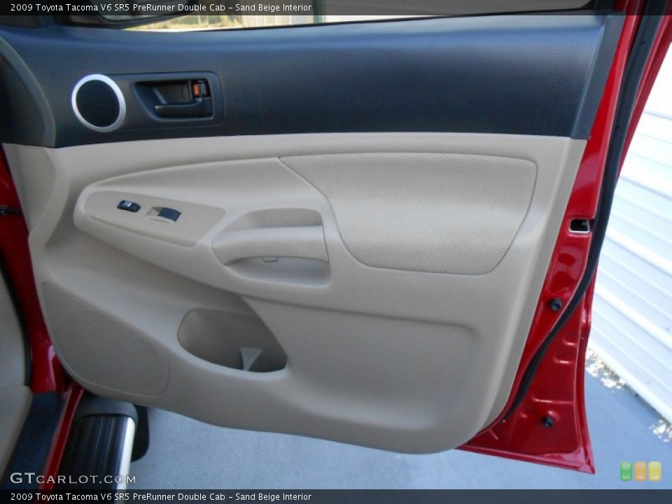 Sand Beige Interior Door Panel for the 2009 Toyota Tacoma V6 SR5 PreRunner Double Cab #78225877
