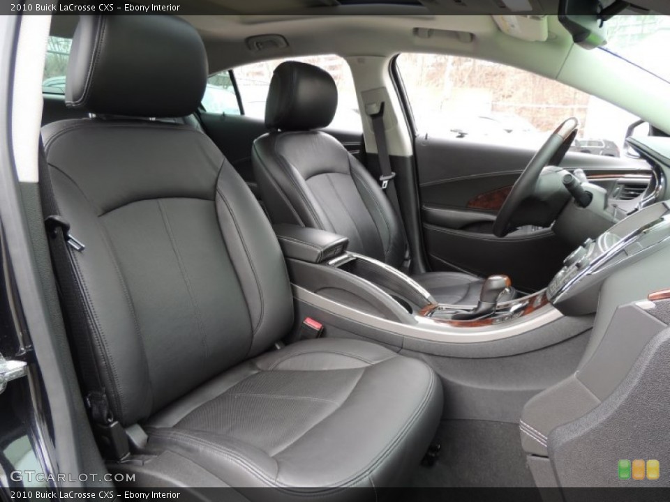 Ebony Interior Front Seat for the 2010 Buick LaCrosse CXS #78225989