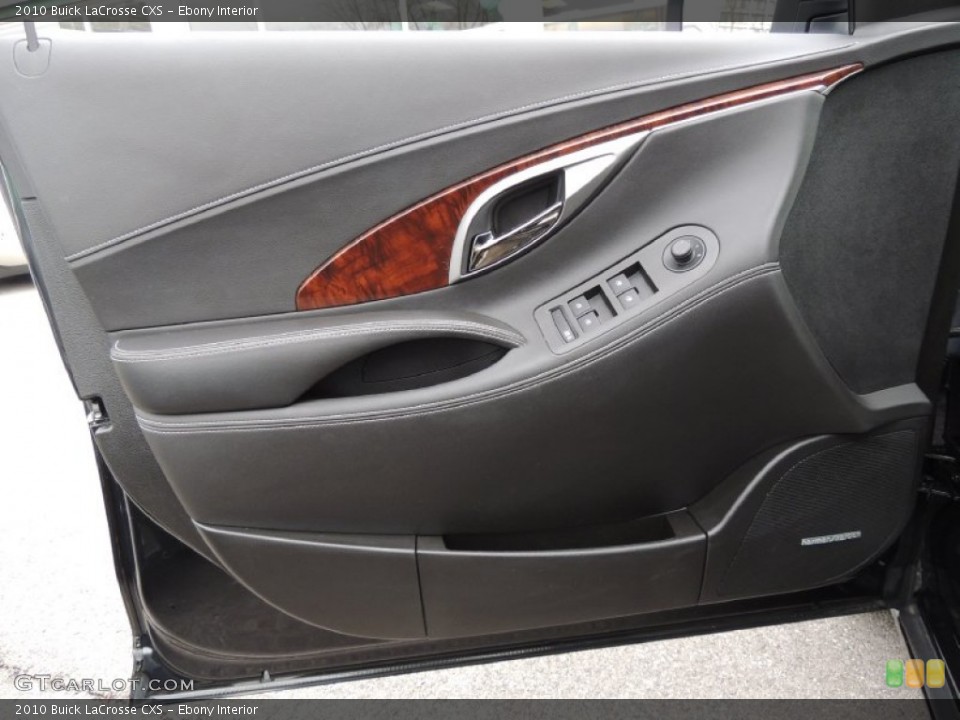 Ebony Interior Door Panel for the 2010 Buick LaCrosse CXS #78226022