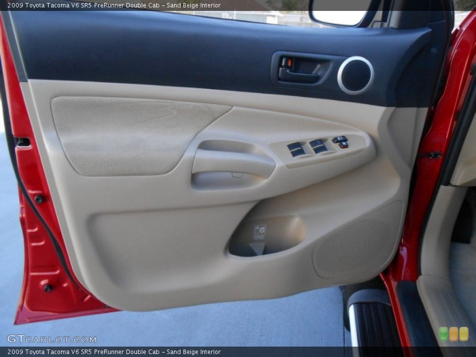 Sand Beige Interior Door Panel for the 2009 Toyota Tacoma V6 SR5 PreRunner Double Cab #78226063