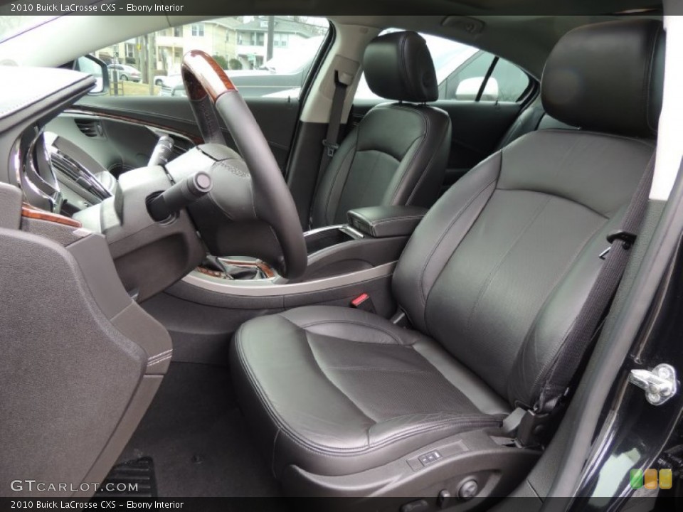 Ebony Interior Front Seat for the 2010 Buick LaCrosse CXS #78226069
