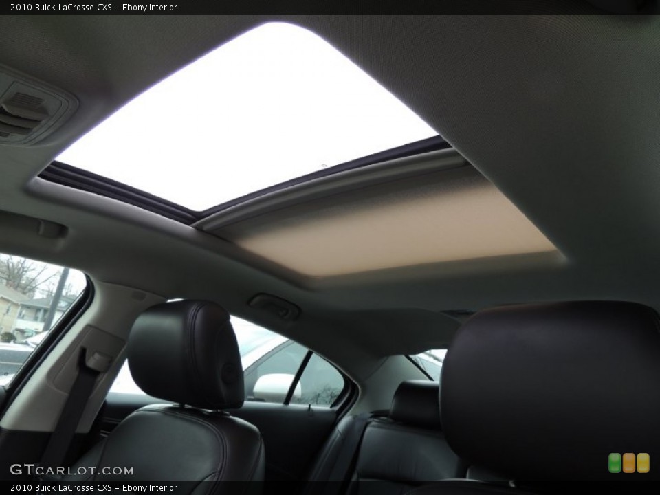 Ebony Interior Sunroof for the 2010 Buick LaCrosse CXS #78226093