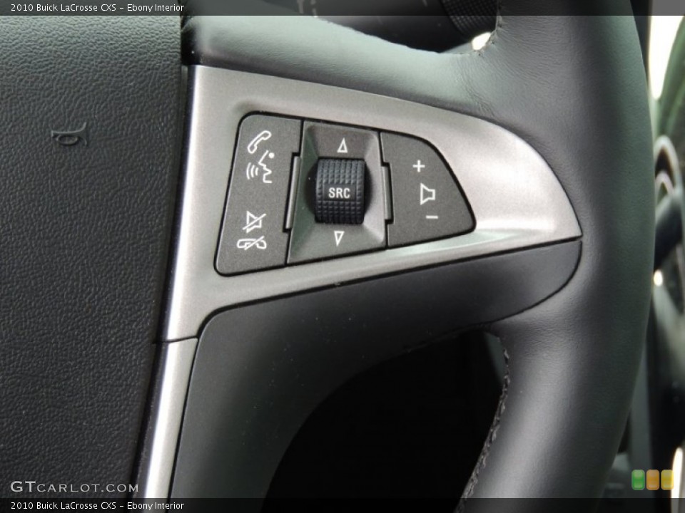 Ebony Interior Controls for the 2010 Buick LaCrosse CXS #78226260
