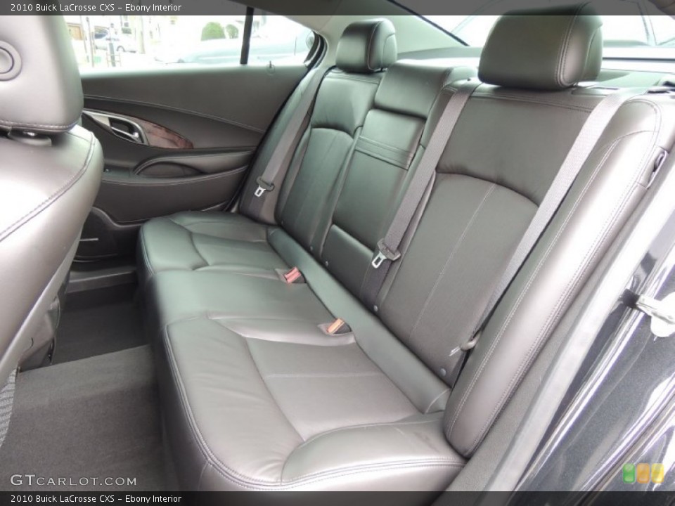 Ebony Interior Rear Seat for the 2010 Buick LaCrosse CXS #78226322