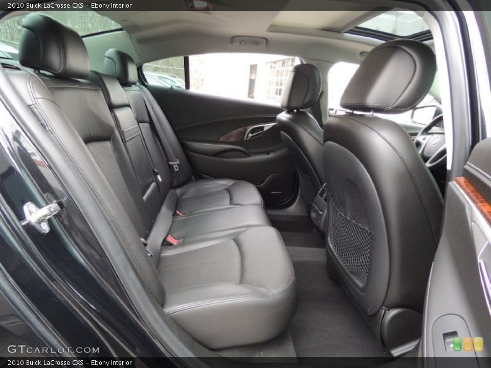Ebony Interior Rear Seat for the 2010 Buick LaCrosse CXS #78226344