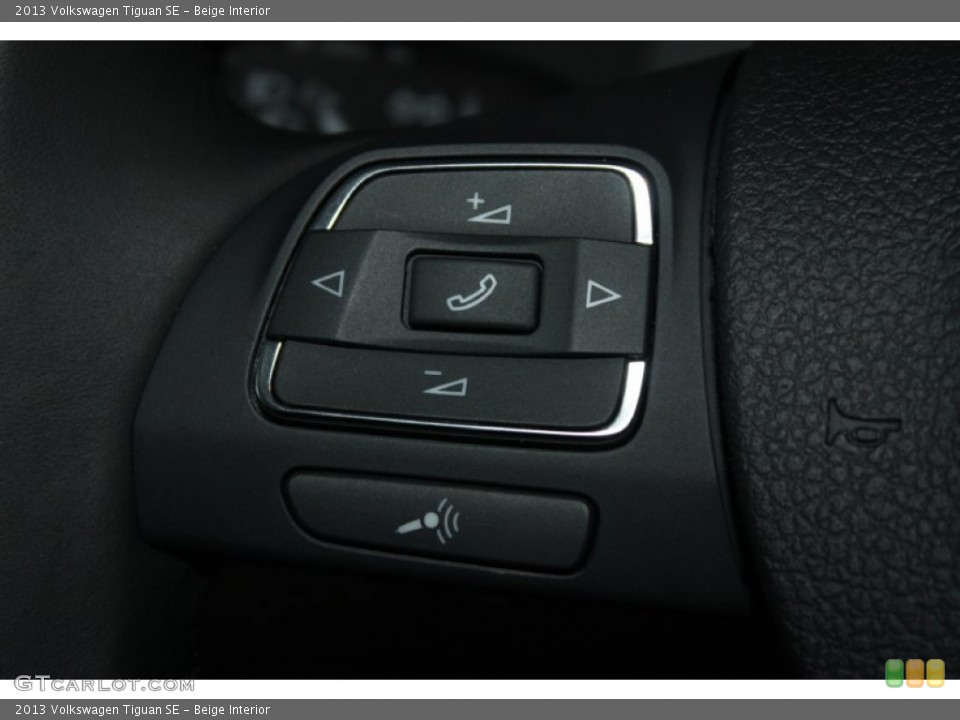 Beige Interior Controls for the 2013 Volkswagen Tiguan SE #78227851