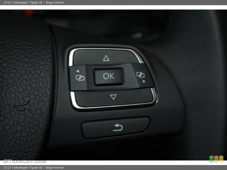 Beige Interior Controls for the 2013 Volkswagen Tiguan SE #78227869