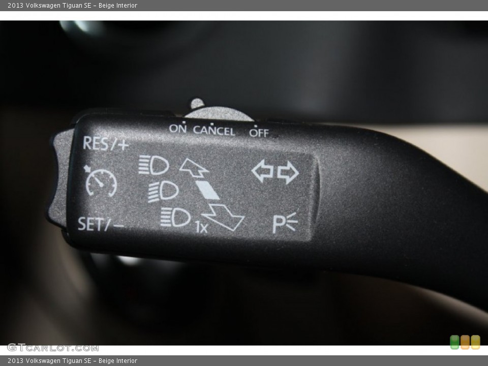 Beige Interior Controls for the 2013 Volkswagen Tiguan SE #78227893