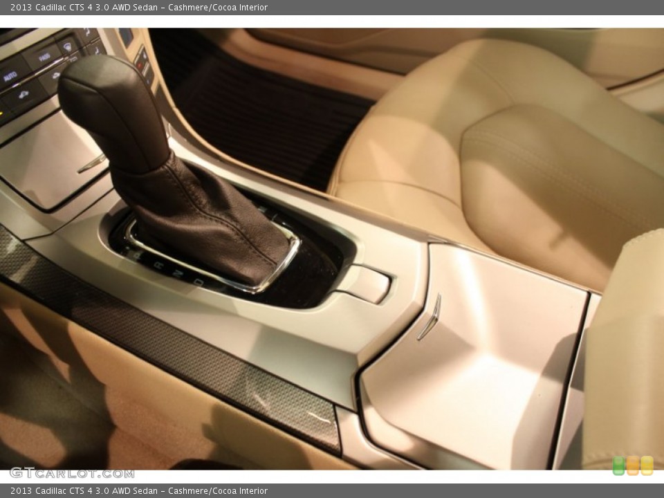 Cashmere/Cocoa Interior Transmission for the 2013 Cadillac CTS 4 3.0 AWD Sedan #78228299