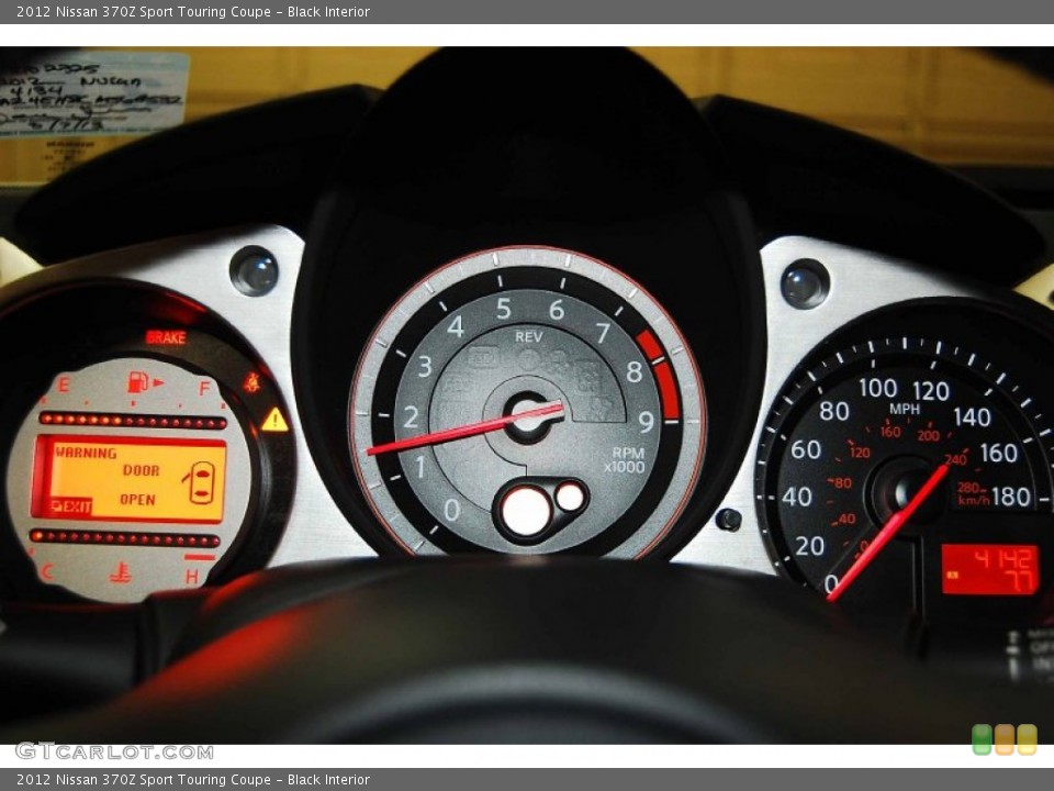 Black Interior Gauges for the 2012 Nissan 370Z Sport Touring Coupe #78228374