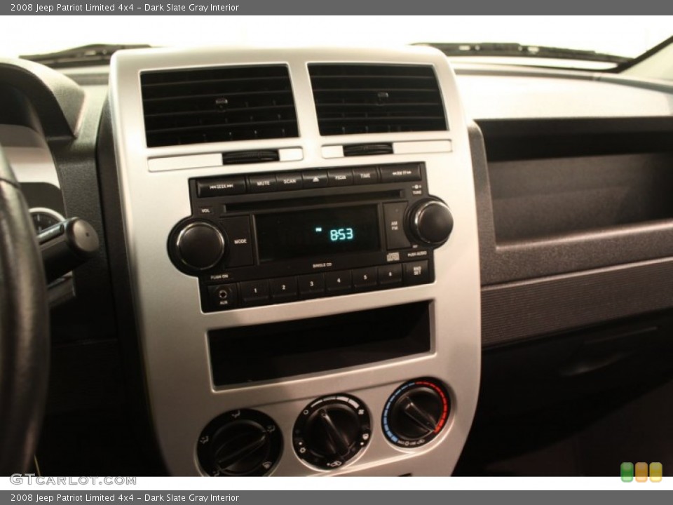 Dark Slate Gray Interior Audio System for the 2008 Jeep Patriot Limited 4x4 #78228637