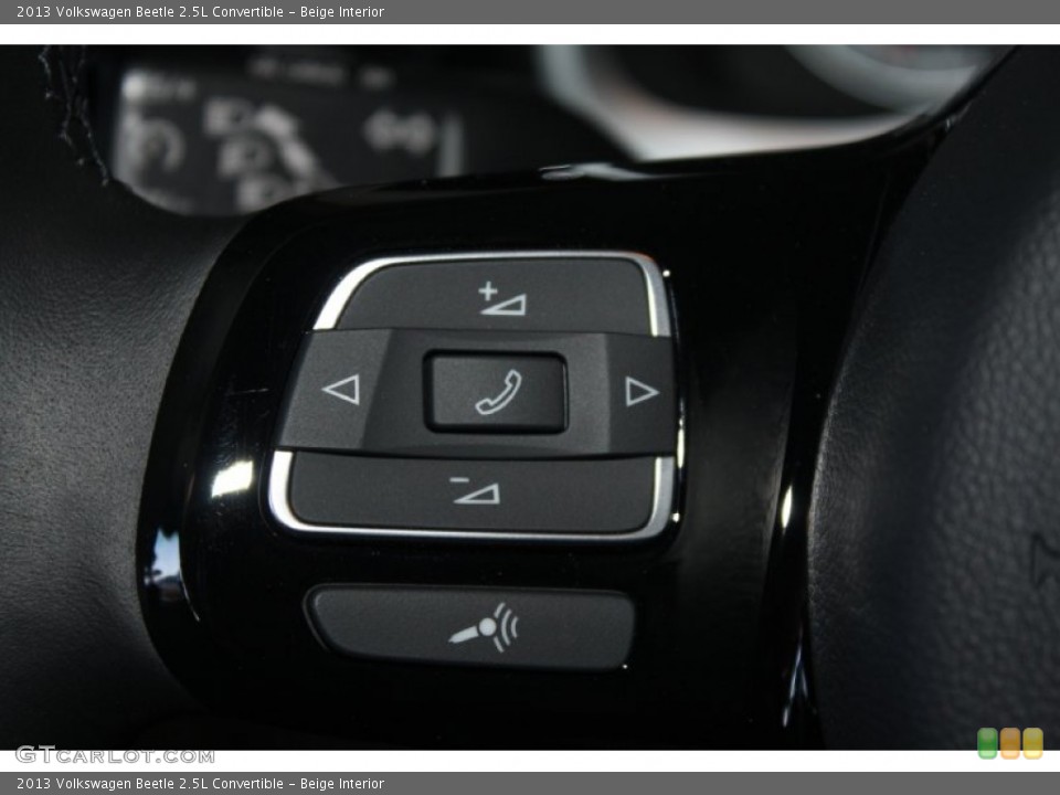 Beige Interior Controls for the 2013 Volkswagen Beetle 2.5L Convertible #78228810