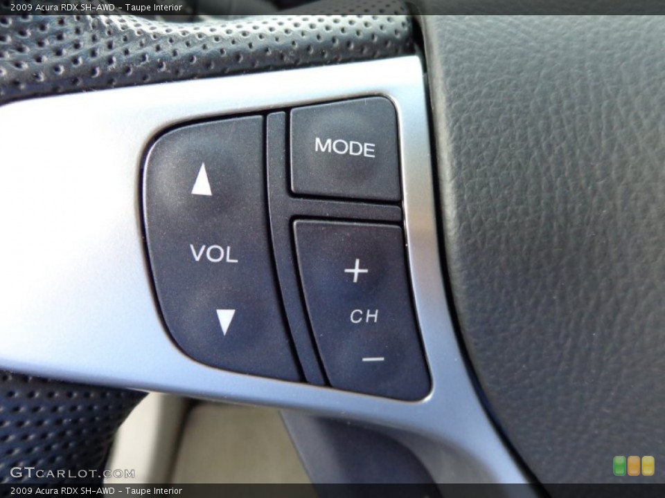 Taupe Interior Controls for the 2009 Acura RDX SH-AWD #78229663