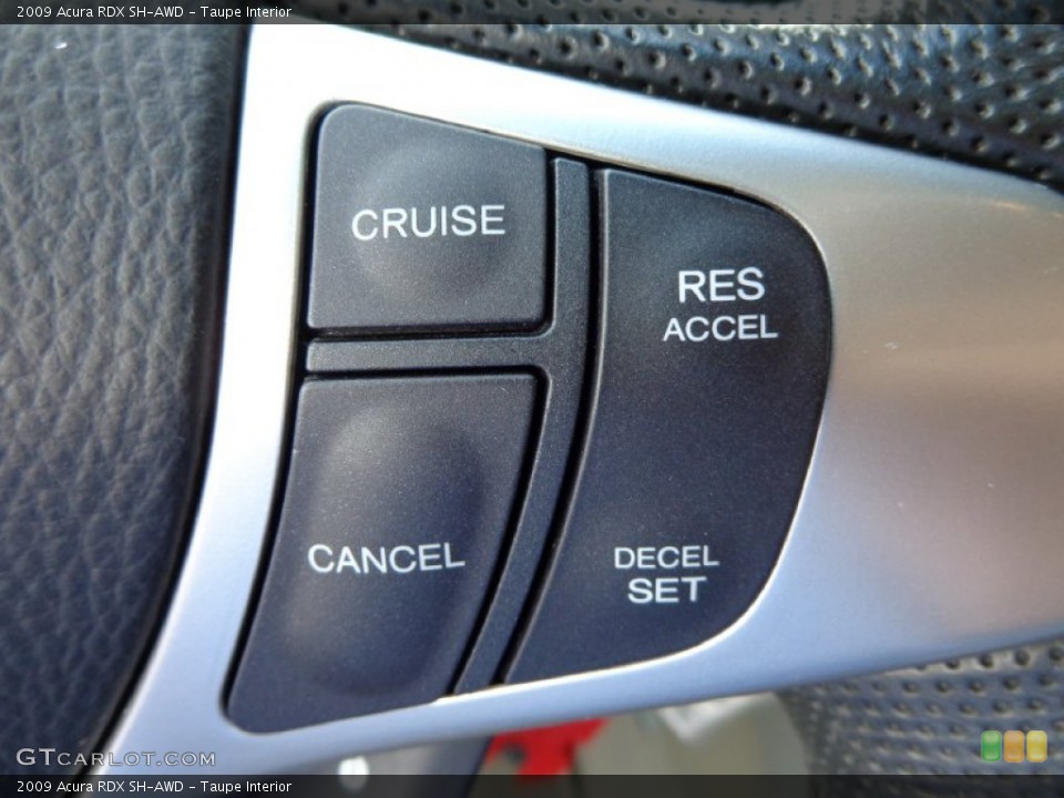 Taupe Interior Controls for the 2009 Acura RDX SH-AWD #78229703