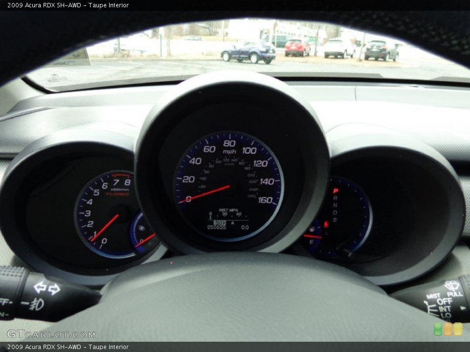 Taupe Interior Gauges for the 2009 Acura RDX SH-AWD #78229760