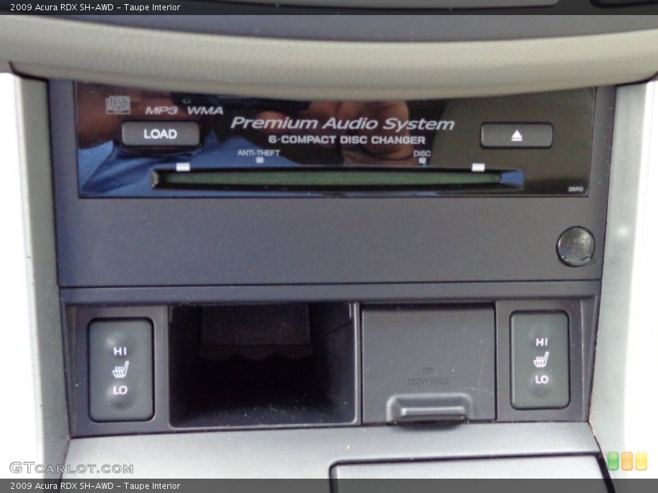 Taupe Interior Audio System for the 2009 Acura RDX SH-AWD #78229855
