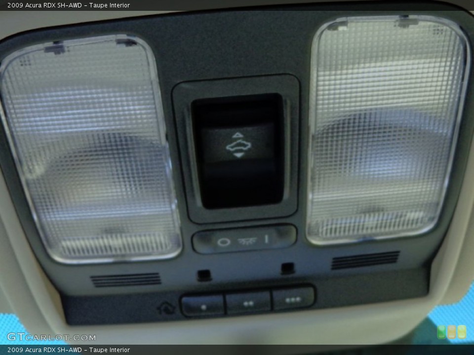 Taupe Interior Controls for the 2009 Acura RDX SH-AWD #78229922