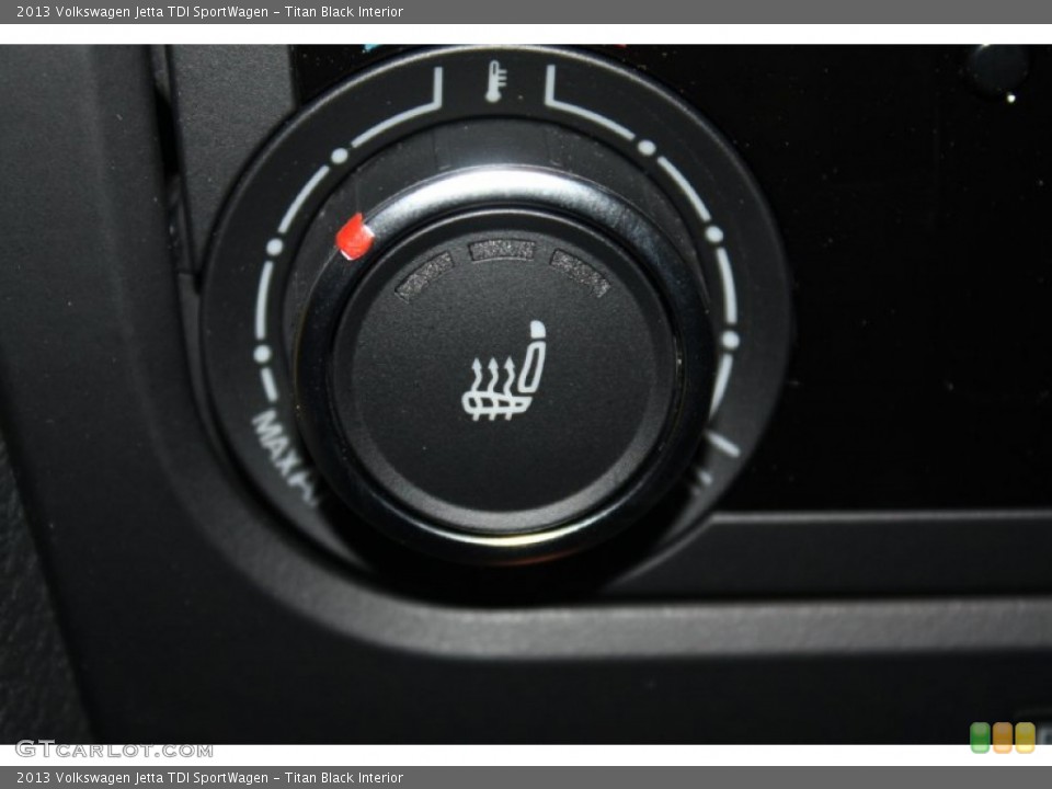 Titan Black Interior Controls for the 2013 Volkswagen Jetta TDI SportWagen #78229966
