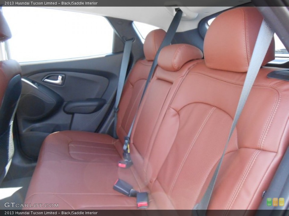 Black/Saddle Interior Rear Seat for the 2013 Hyundai Tucson Limited #78230010