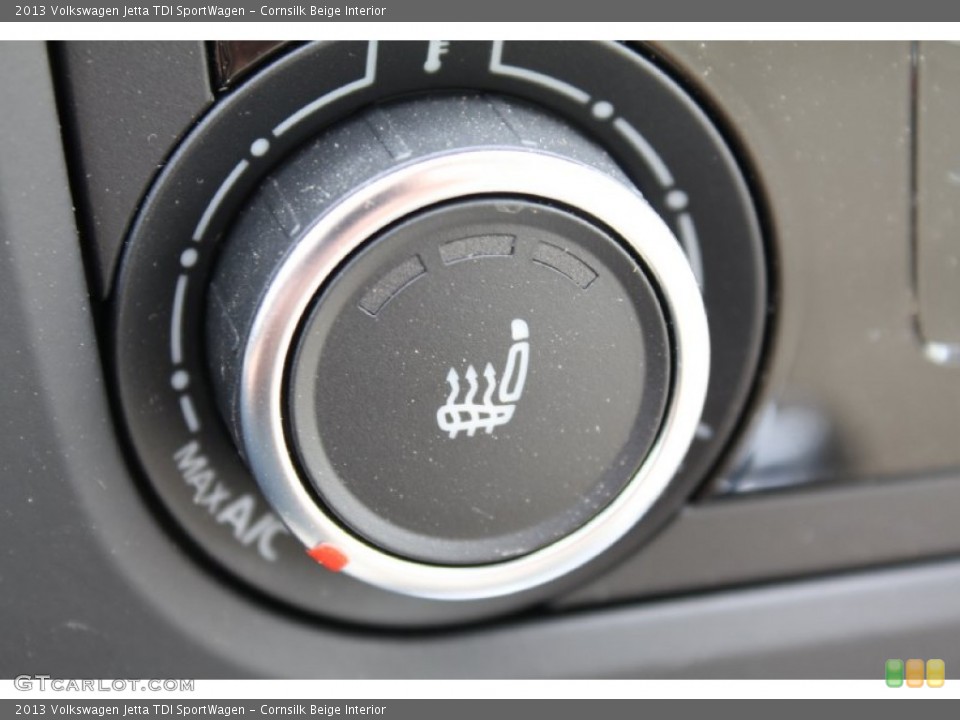 Cornsilk Beige Interior Controls for the 2013 Volkswagen Jetta TDI SportWagen #78230629