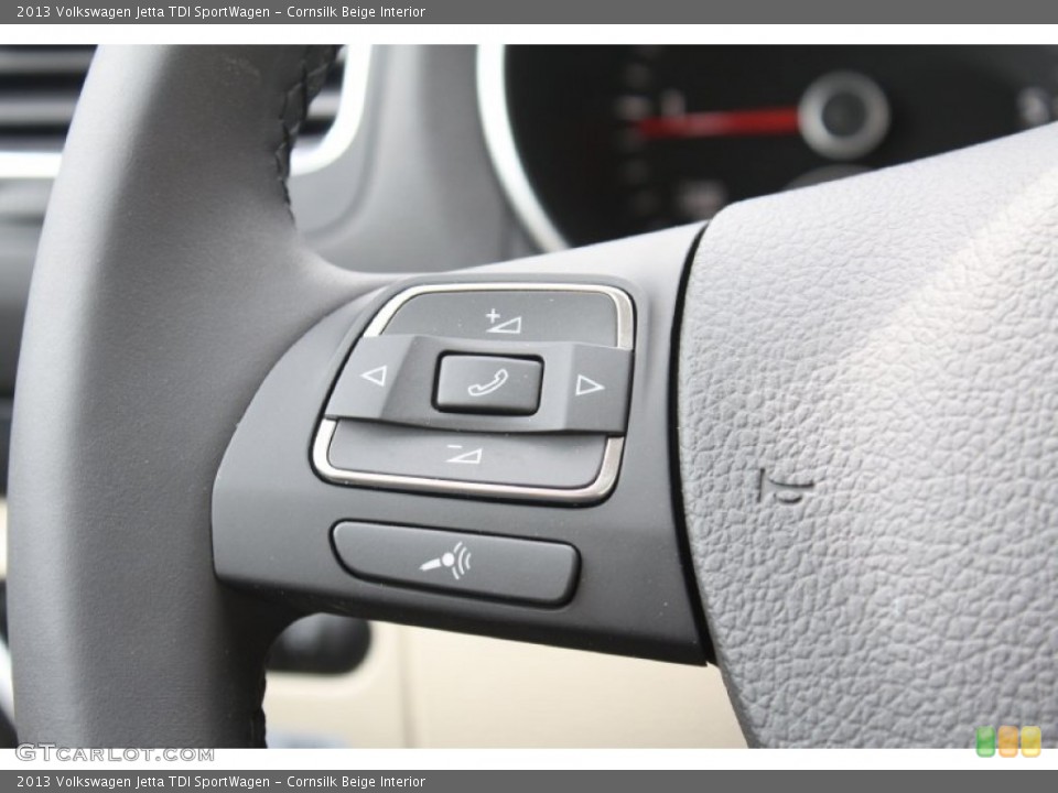Cornsilk Beige Interior Controls for the 2013 Volkswagen Jetta TDI SportWagen #78230680
