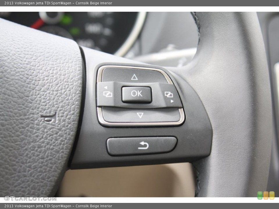 Cornsilk Beige Interior Controls for the 2013 Volkswagen Jetta TDI SportWagen #78230698