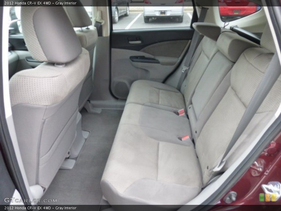 Gray Interior Rear Seat for the 2012 Honda CR-V EX 4WD #78230875