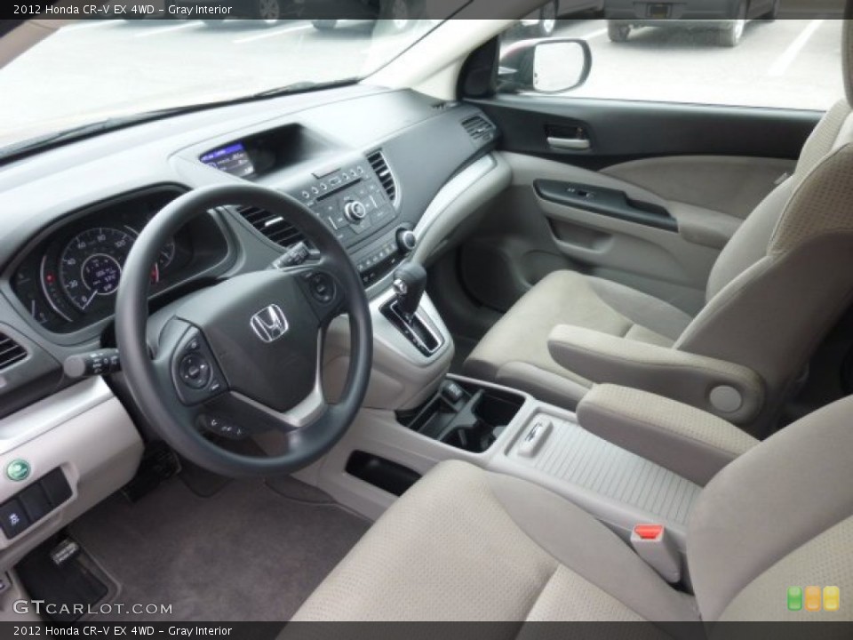 Gray Interior Prime Interior for the 2012 Honda CR-V EX 4WD #78231046