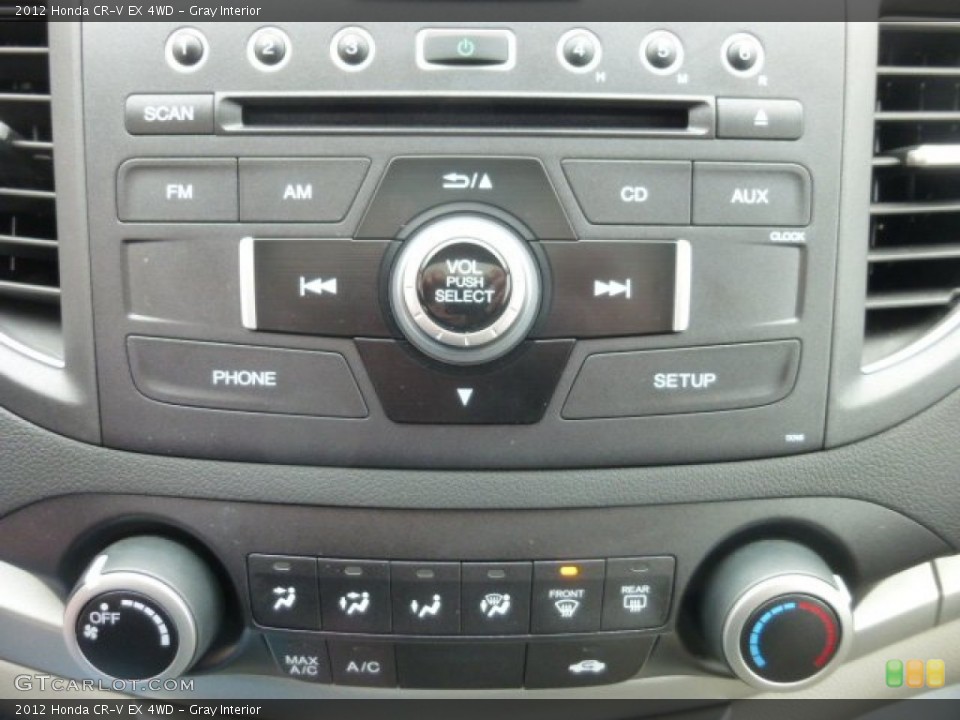Gray Interior Controls for the 2012 Honda CR-V EX 4WD #78231118