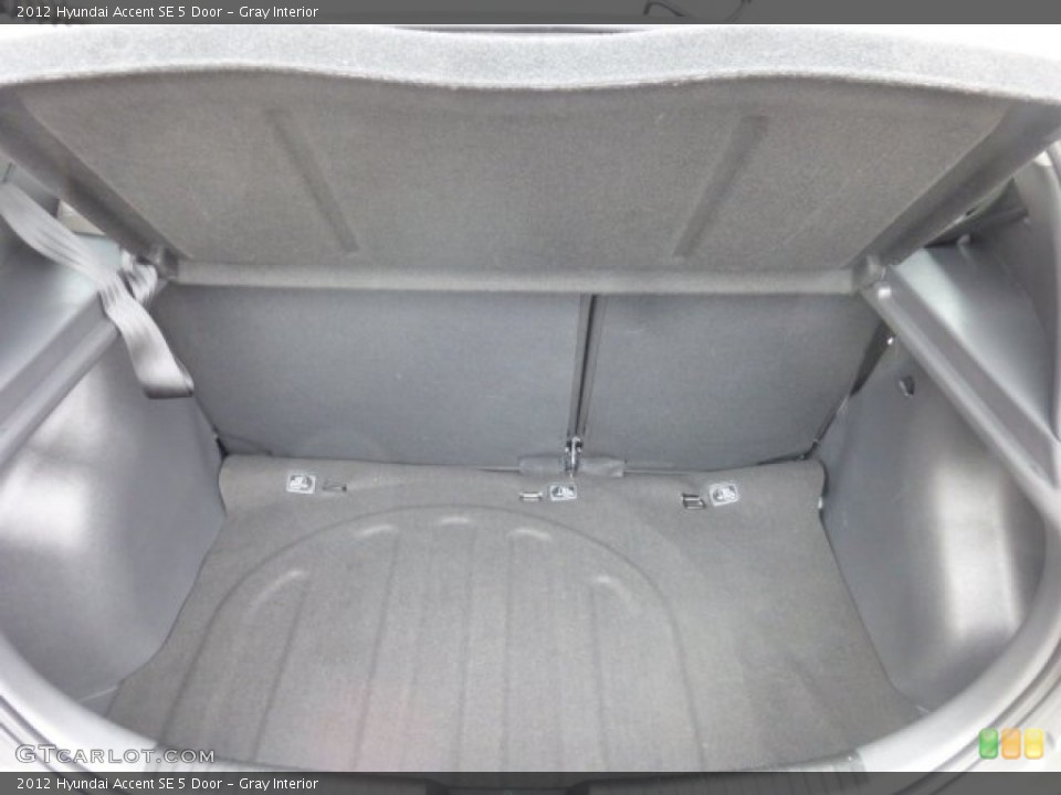 Gray Interior Trunk for the 2012 Hyundai Accent SE 5 Door #78231255