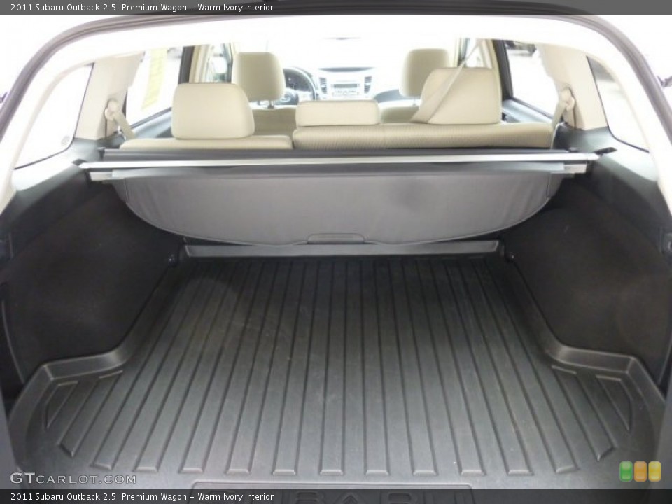 Warm Ivory Interior Trunk for the 2011 Subaru Outback 2.5i Premium Wagon #78231631