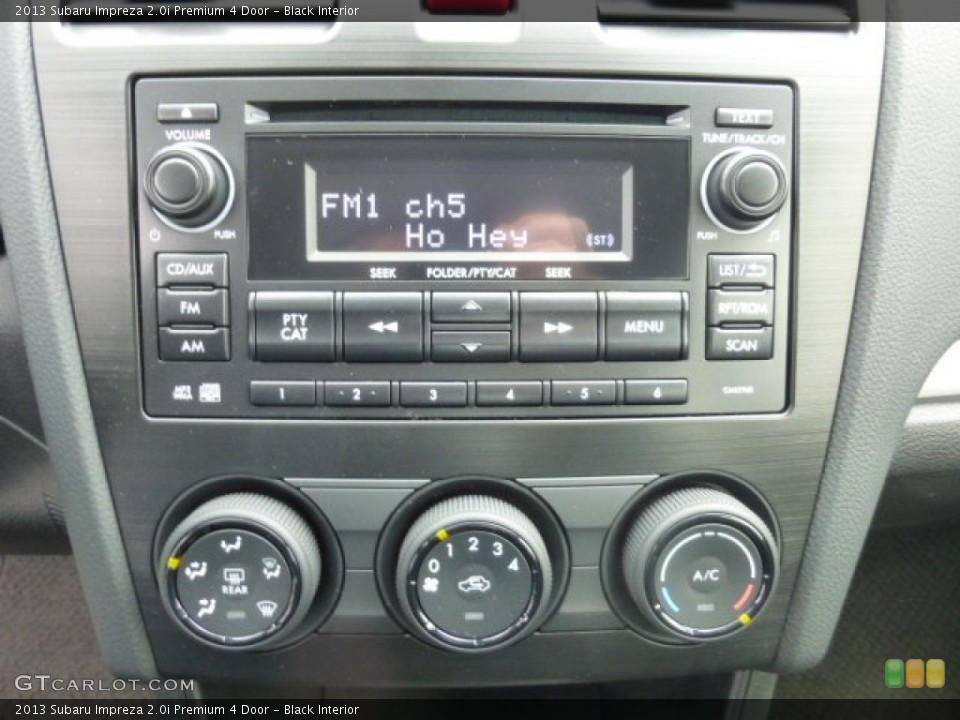 Black Interior Audio System for the 2013 Subaru Impreza 2.0i Premium 4 Door #78232132
