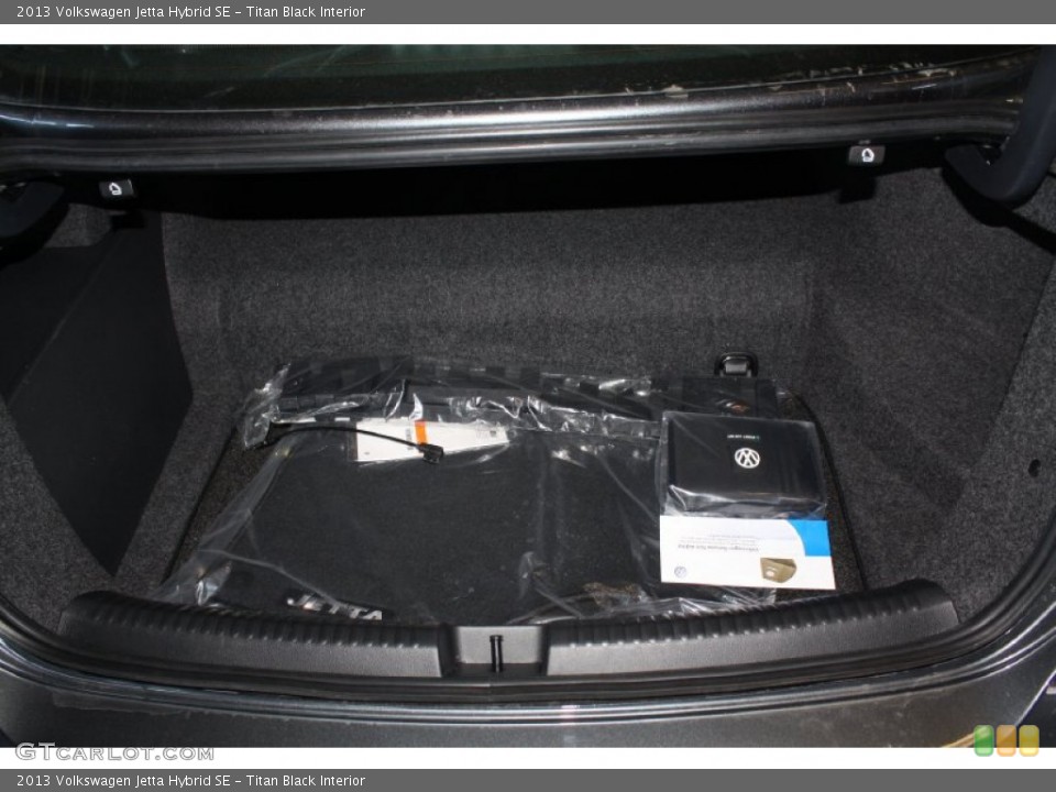 Titan Black Interior Trunk for the 2013 Volkswagen Jetta Hybrid SE #78232729
