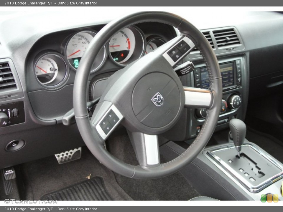 Dark Slate Gray Interior Steering Wheel for the 2010 Dodge Challenger R/T #78232753