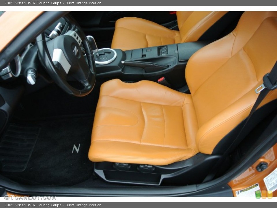 Burnt Orange Interior Front Seat for the 2005 Nissan 350Z Touring Coupe #78233464