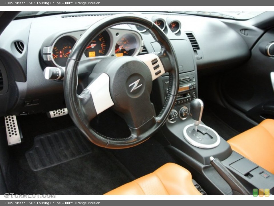Burnt Orange Interior Dashboard for the 2005 Nissan 350Z Touring Coupe #78233812