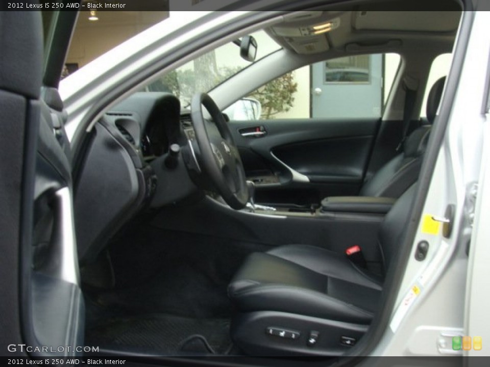 Black Interior Photo for the 2012 Lexus IS 250 AWD #78234016