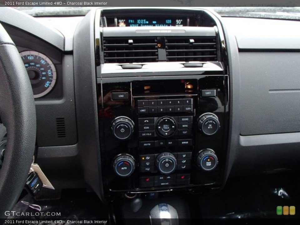 Charcoal Black Interior Controls for the 2011 Ford Escape Limited 4WD #78234049