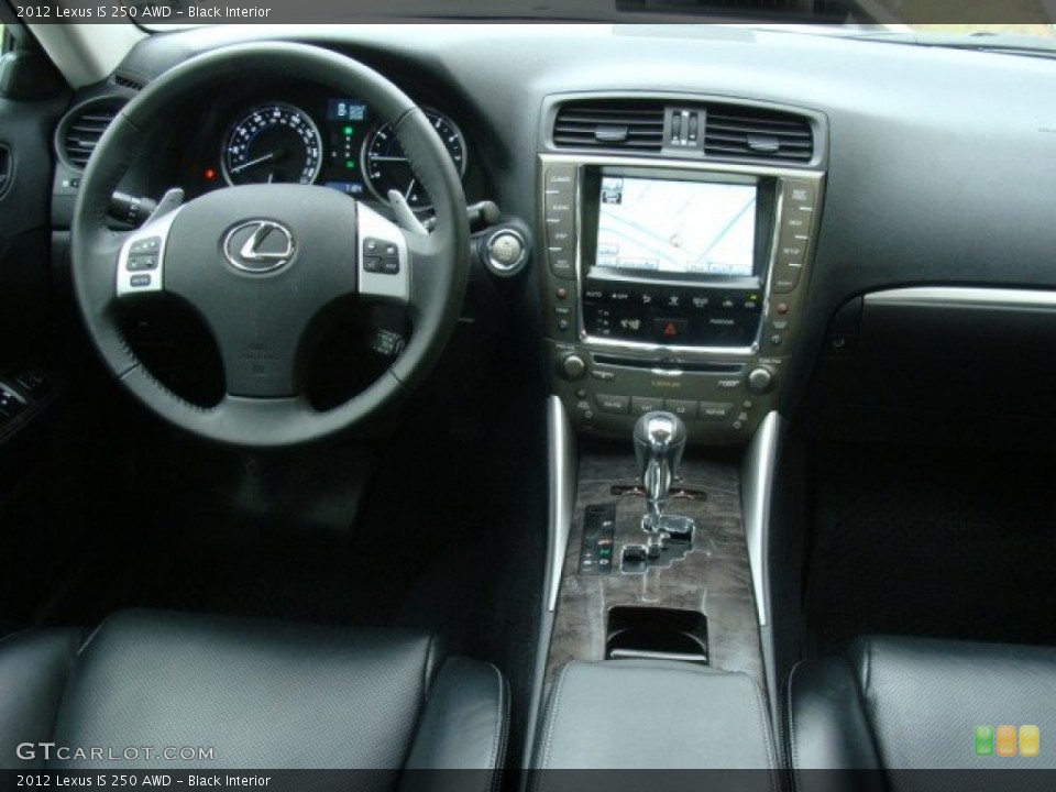 Black Interior Dashboard for the 2012 Lexus IS 250 AWD #78234053