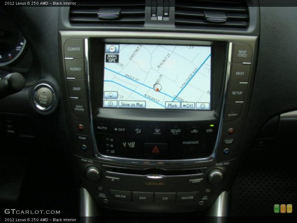Black Interior Navigation for the 2012 Lexus IS 250 AWD #78234094