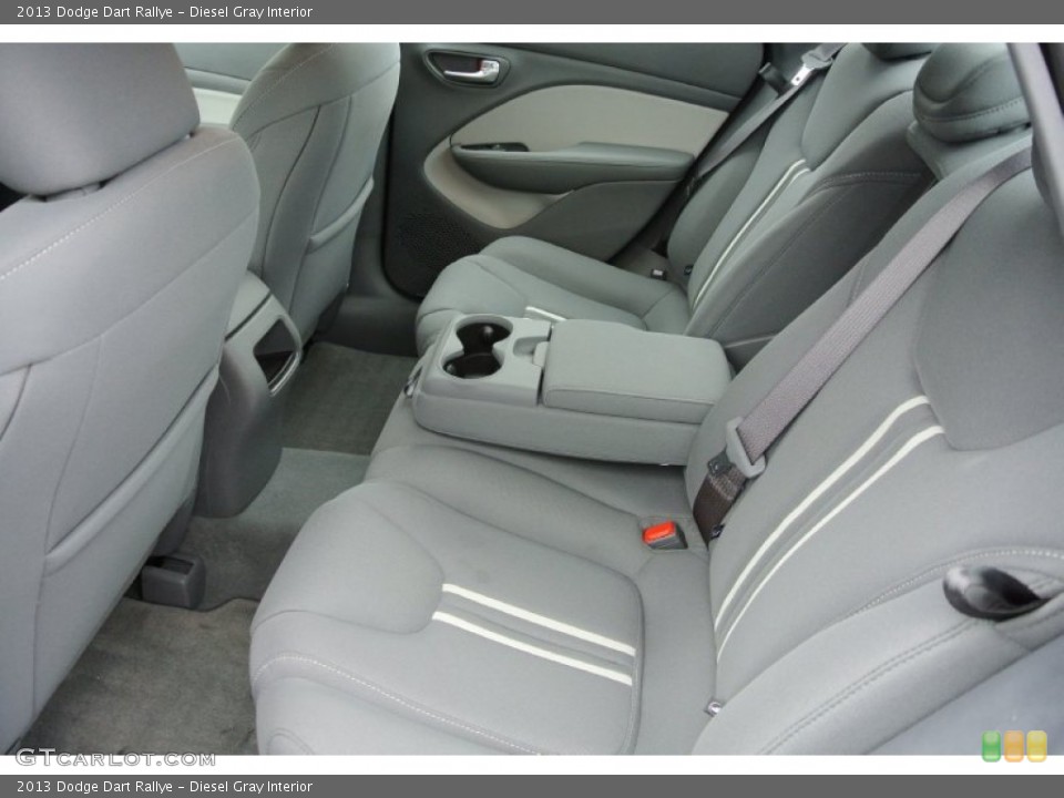 Diesel Gray Interior Rear Seat for the 2013 Dodge Dart Rallye #78234690