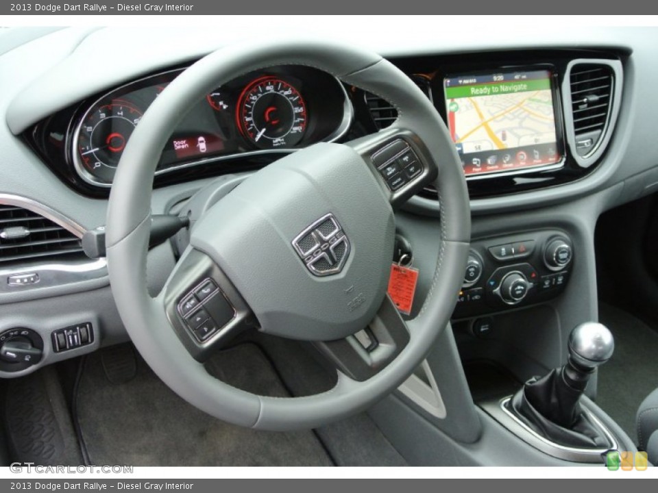 Diesel Gray Interior Steering Wheel for the 2013 Dodge Dart Rallye #78234827