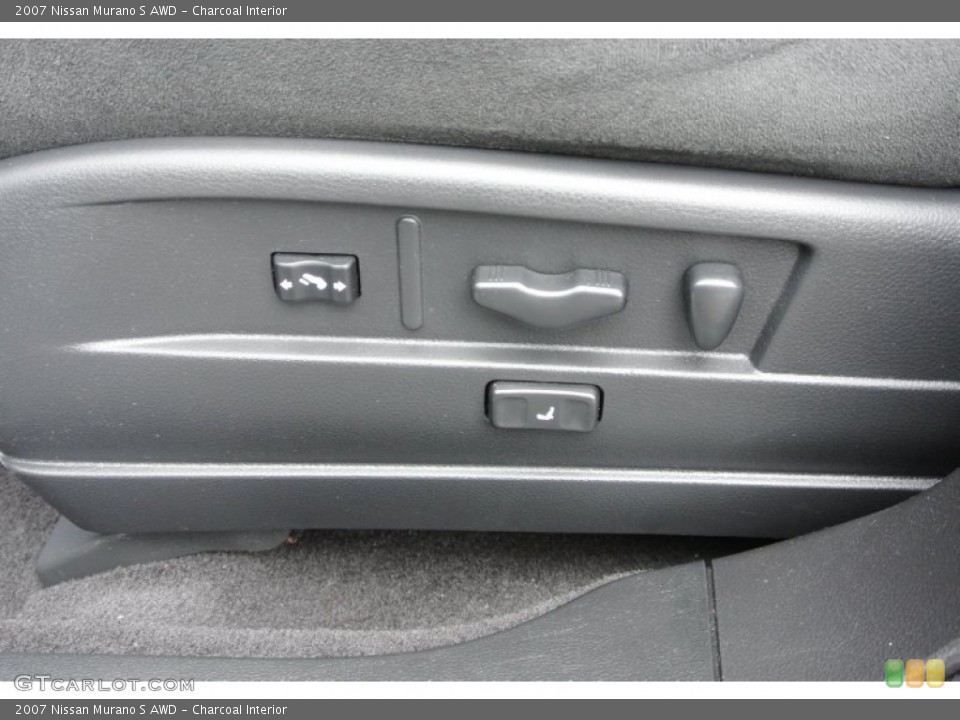 Charcoal Interior Controls for the 2007 Nissan Murano S AWD #78235031