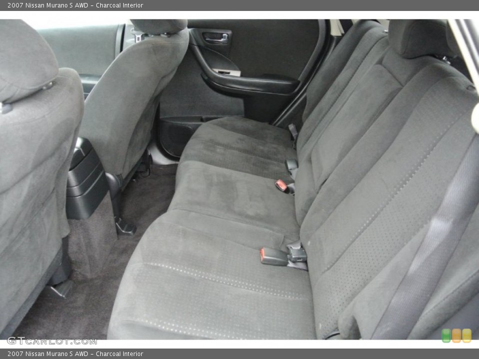 Charcoal Interior Rear Seat for the 2007 Nissan Murano S AWD #78235205