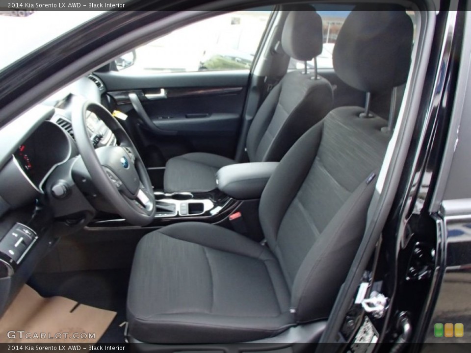 Black Interior Photo for the 2014 Kia Sorento LX AWD #78238531
