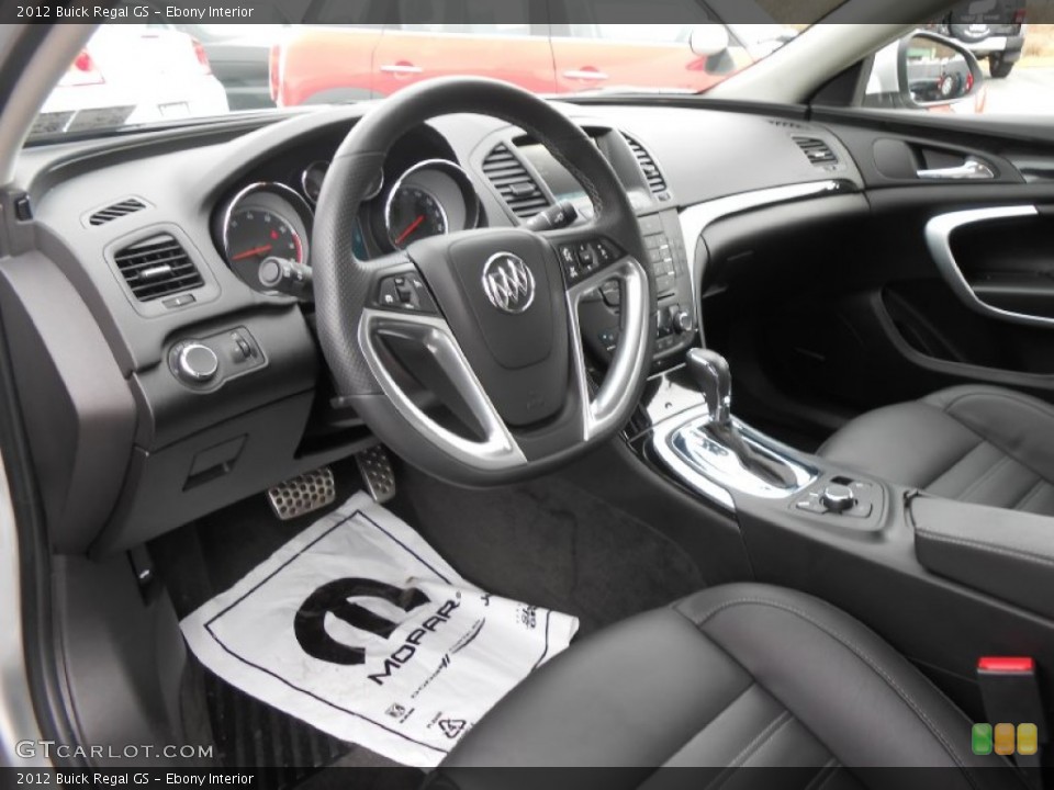 Ebony Interior Prime Interior for the 2012 Buick Regal GS #78238657