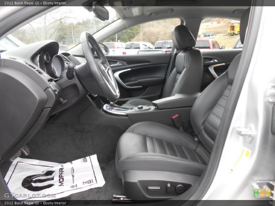 Ebony Interior Photo for the 2012 Buick Regal GS #78238674